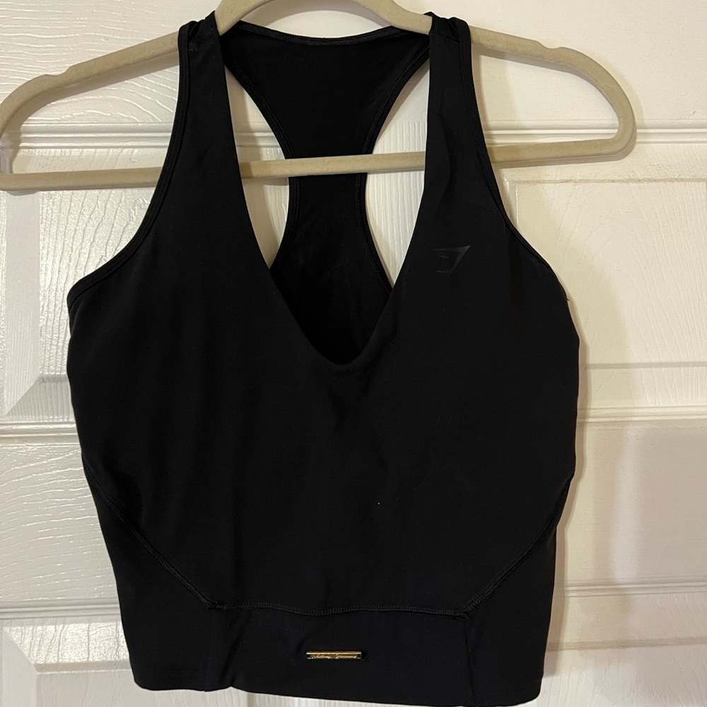 Gymshark Whitney Crop Tank - Black